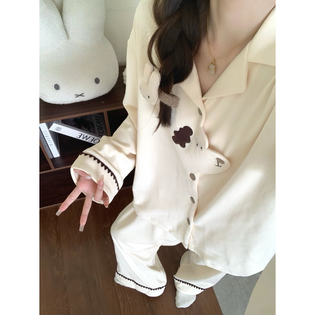 𝓫𝓾𝓷𝓷𝔂•Bộ Đồ Ngủ Len Hình Cún Siêu Xinh