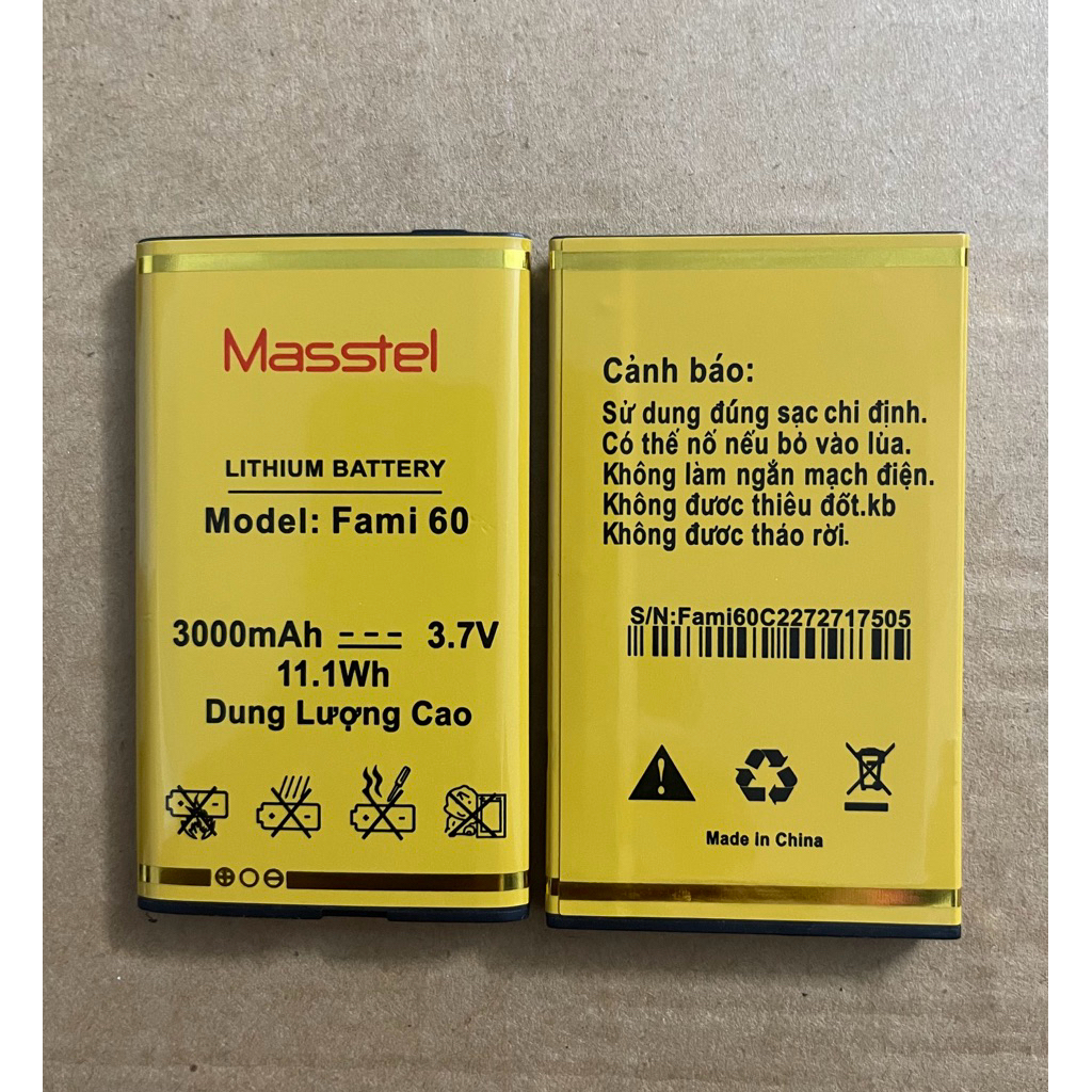 pin masstel Fami 60