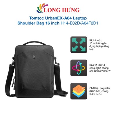 Túi đeo chéo Tomtoc UrbanEX-A04 Laptop Shoulder Bag 16 inch H14-E02D/A04F2D1 - Hàng chính hãng
