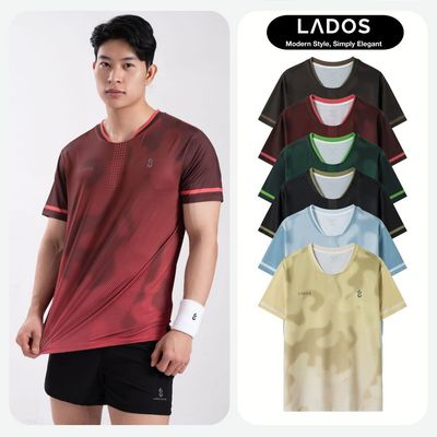 Áo Thun Thể Thao Cổ V Nam Camo X Dot LADOS-9252 Phối Màu Trẻ Trung, Chất Thun Co Giãn 4 Chiều, Thoải Mái Vận Động