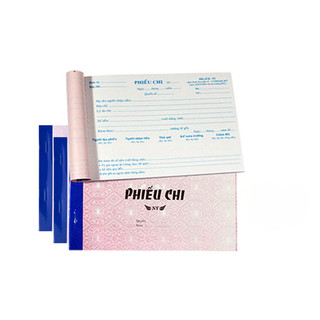 Phiếu thu / chi 2 liên 13 x 19cm
