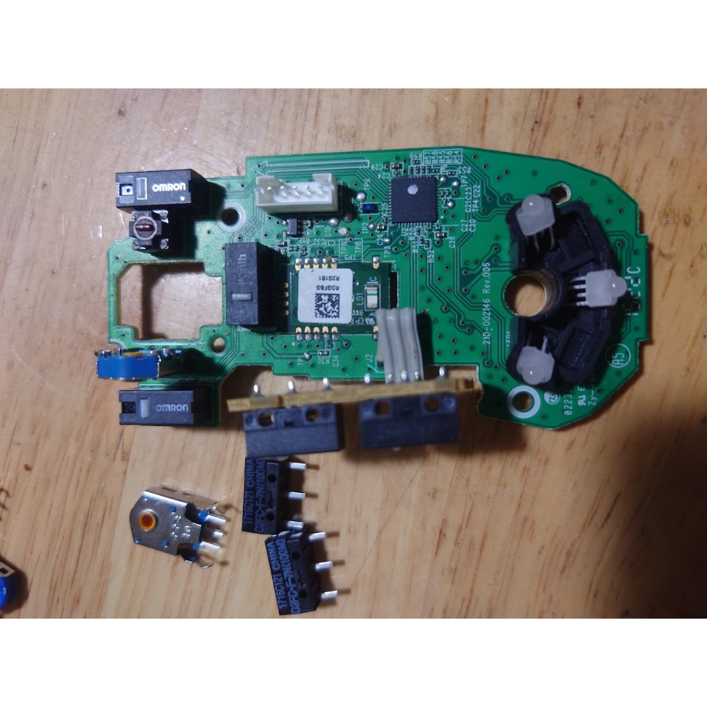 mainboard chuột logitech g102 gen 2 gen, 2 2023 mod sẳn click omron huano....