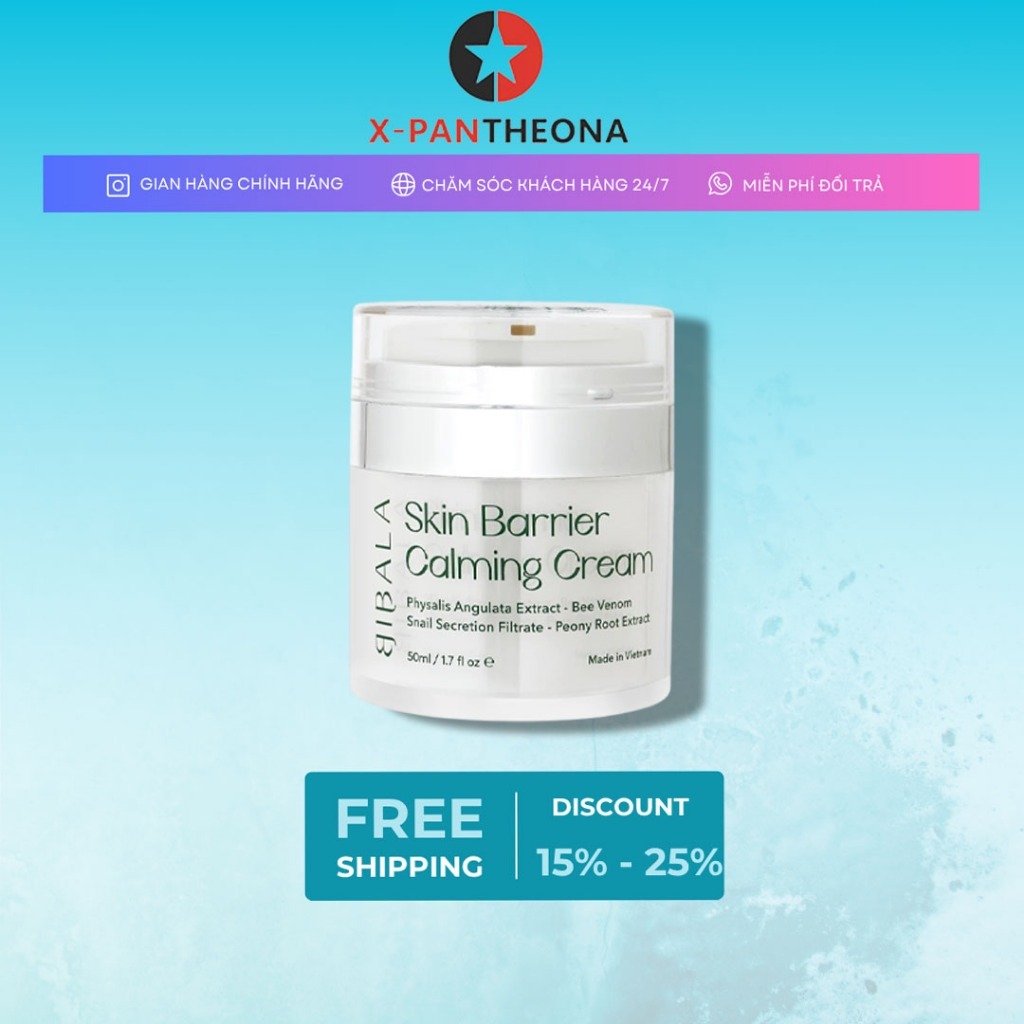 Kem Dưỡng Bibala Phục Hồi, Lành Thương Giảm kích Ứng SKIN BARRIER CALMING CREAM 20g