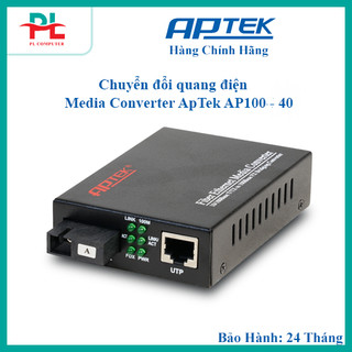 Chuyển đổi quang điện Media Converter ApTek AP100-40A / AP100-40B  - Hàng Chính Hãng ( Bảo Hành 2 Năm)