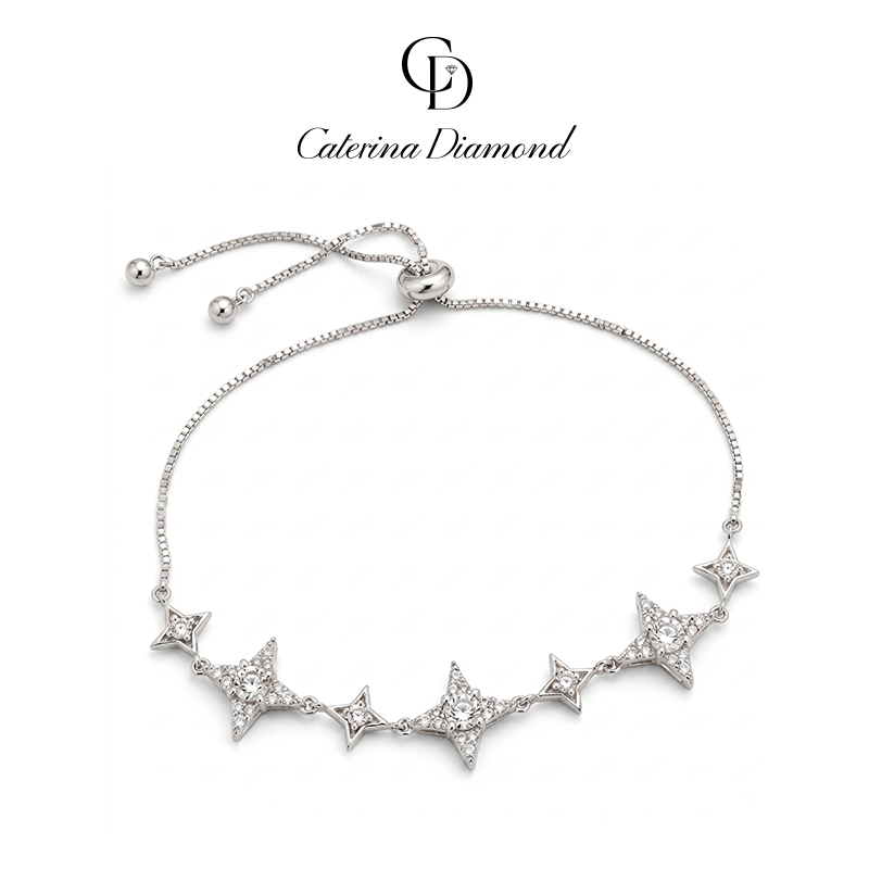 Vòng Tay Caterina Diamond Kim Cương Moissanite Starry Night DB050