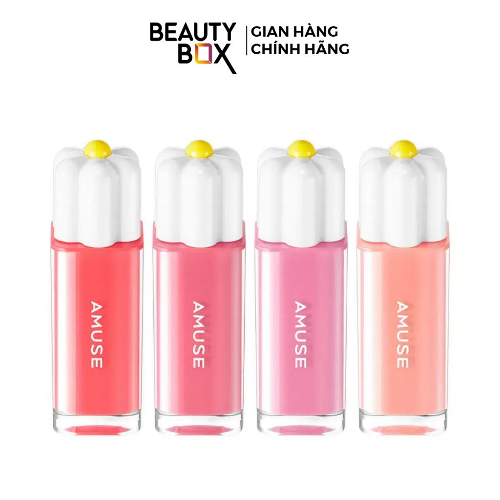 [LIVE] Son Nước Bóng Thuần Chay Amuse Dew Tint 4g