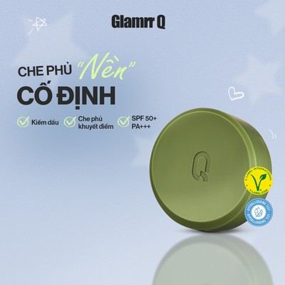 [KOL] Phấn Nước Che Phủ GLAMRR Q Vegan Super Cover Cushion SPF50+/PA+++ (1 lõi x 15g)