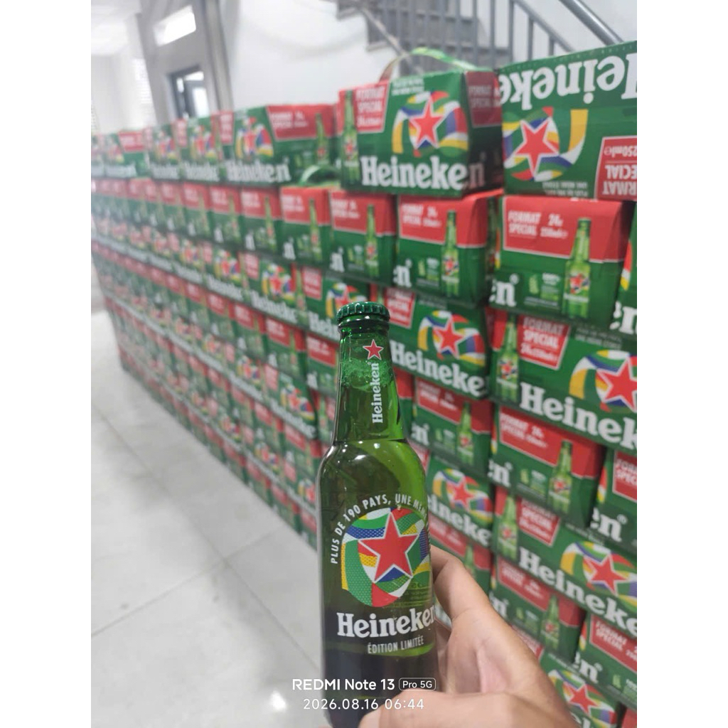 Bia Ken Pháp chai 250ml mẫu mới nhất 4/2027