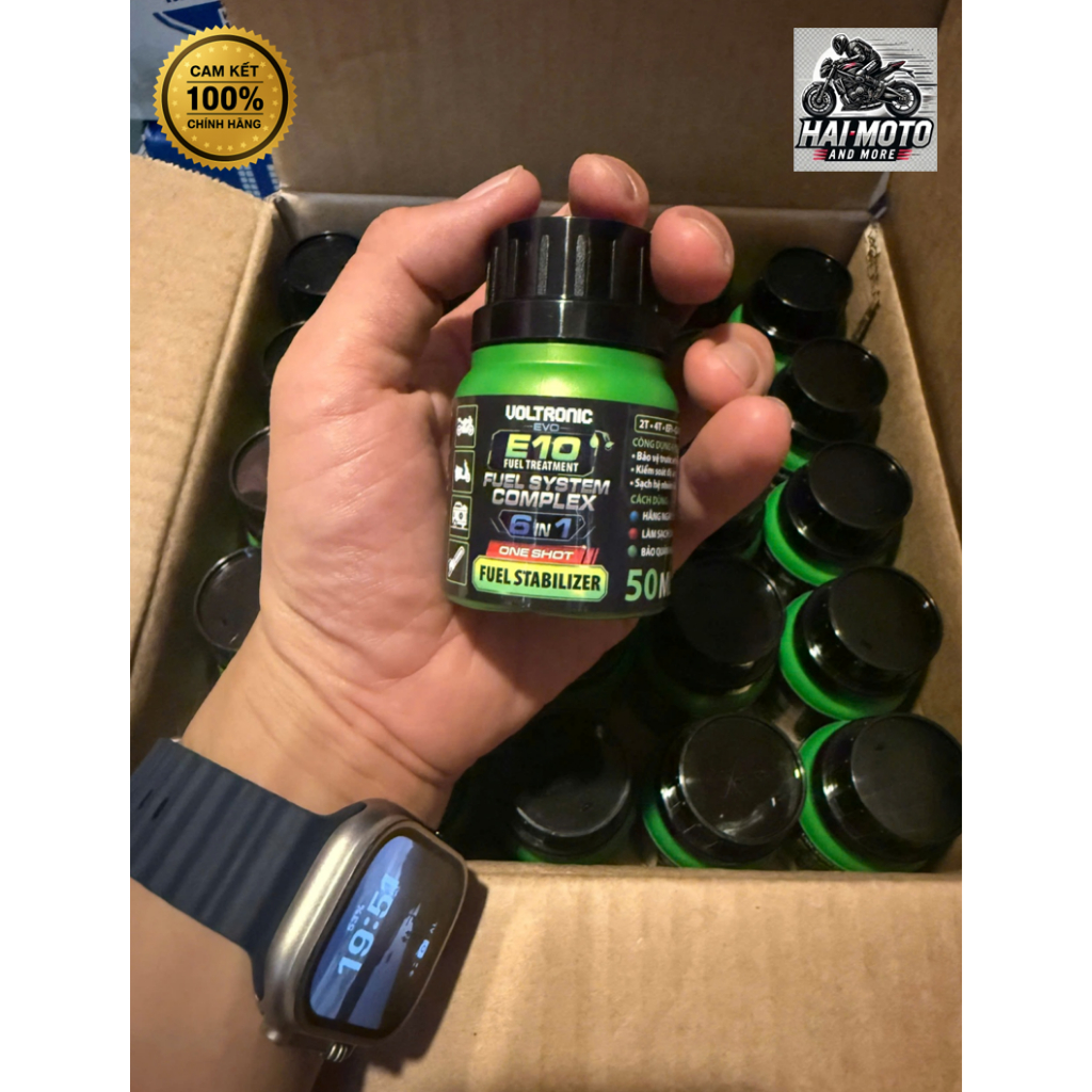 Phụ gia Voltronic EVO Fuel System Complex [6 in 1] | E10 Treatment – phù hợp xăng E10 cho xe đậu lâu