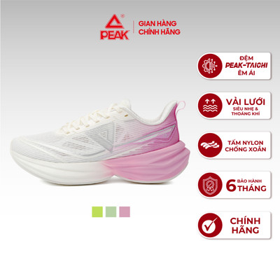 Giày Chạy Bộ Nữ PEAK TAICHI Wind Rider 3.0 - Phù Hợp Vận Động, Tập Luyện, Thể Thao DH610108