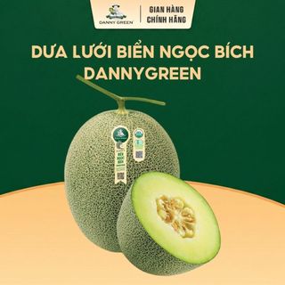Dưa Lưới Hữu Cơ Biển Ngọc Bích DannyGreen 1.1Kg - 1.4Kg