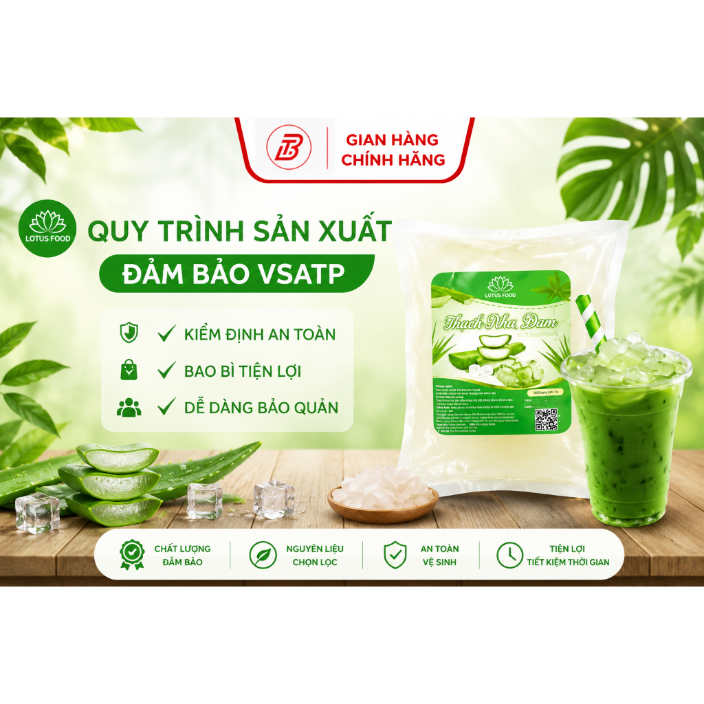 Nha đam Lotus food gói 1kg