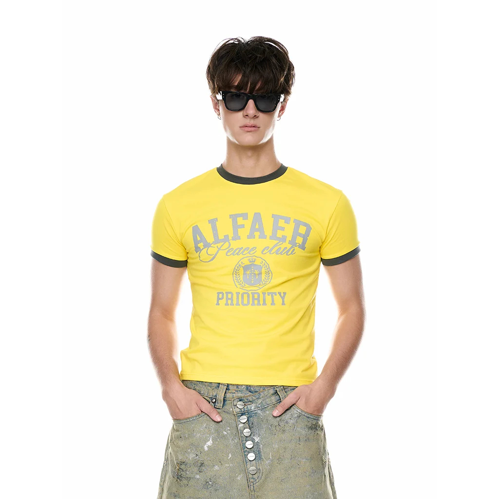 ÁO "ALFAER" PRIORITY FIT T-SHIRT - YELLOW