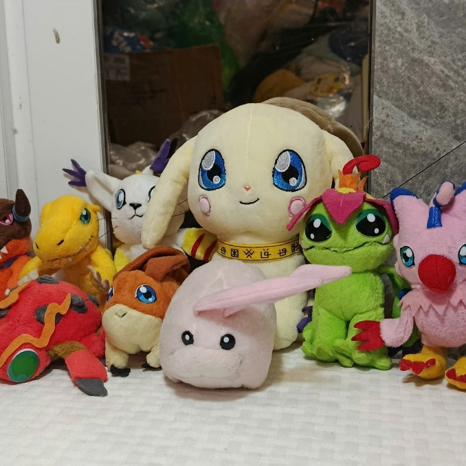 [Hiếm - Cổ] Bộ sưu tập Gấu bông Digimon - Chính hãng Nhật