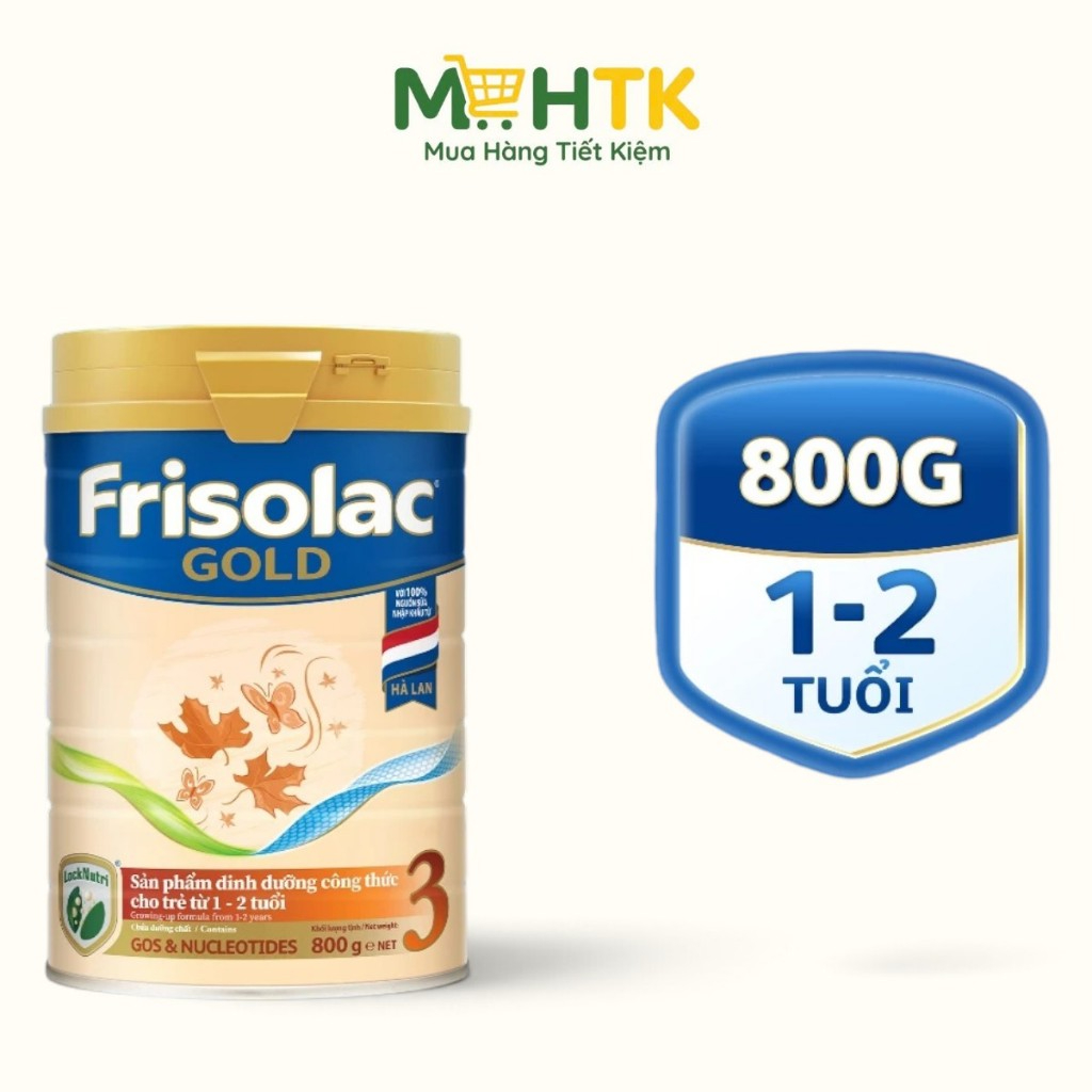 Sữa bột Friso Gold 3 cho trẻ từ 1 - 2 tuổi 800g