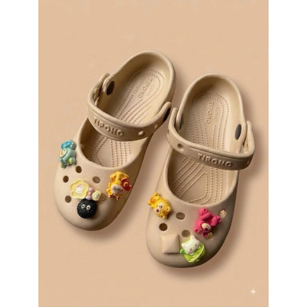 DÉP SỤC – DÉP BALLET – TIPONO HOT TREND ✨[ TẶNG CHARM NGẪU NHIÊN ]