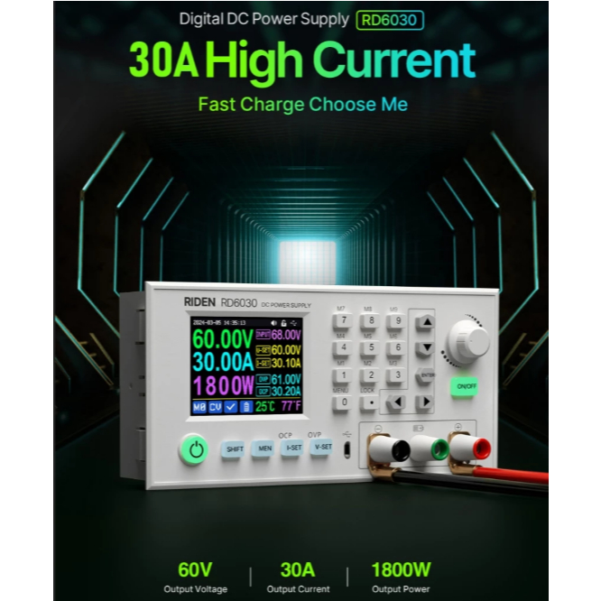 Máy Cấp nguồn RIDEN RD6030 Full box