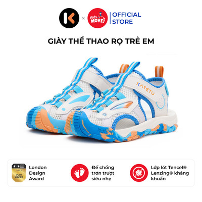 Giày thể thao rọ, khoét lỗ cho bé Katetu, siêu nhẹ, lót Tencel, chống trượt X6BF010
