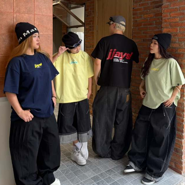 Áo thun Boxy LOCAL Jjays chữ in - Form rộng - Unisex
