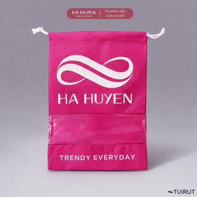 Túi vải đa năng HÀ HUYỀN đựng giày dép du lịch, chống bụi bẩn - TUIRUT