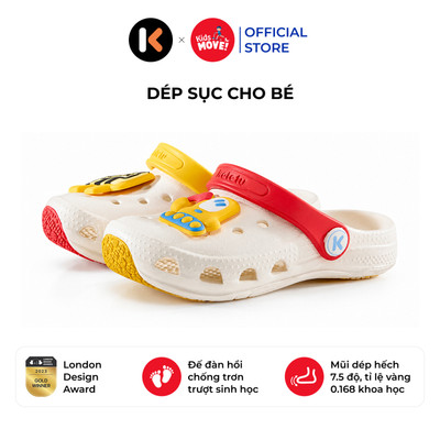 Dép sục cho bé sandal Katetu X5BP009 chất liệu cao su EVA chống trơn trượt, thoáng khí, bảo vệ chân