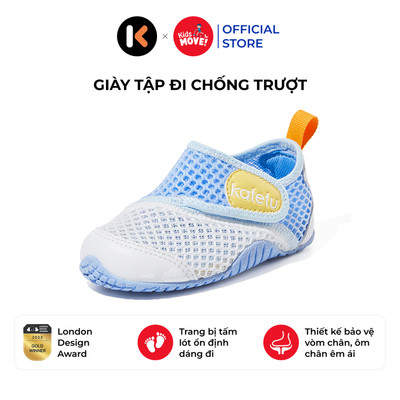 Giày tập đi cho bé Katetu chống trơn trượt, chống bẹt chân, siêu nhẹ X2BF003