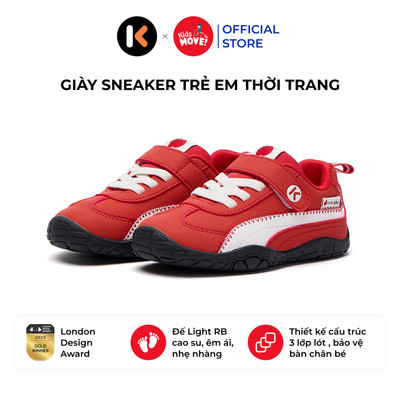 Giày cho bé trai gái Katetu - cổ thấp thời trang, êm ái, chống trượt, siêu nhẹ X5CF056
