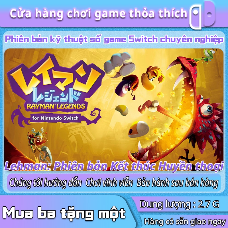 Huyền thoại Lehman Game kỹ thuật số Nintendo Switch - Mua 3 tặng 1 miễn phí