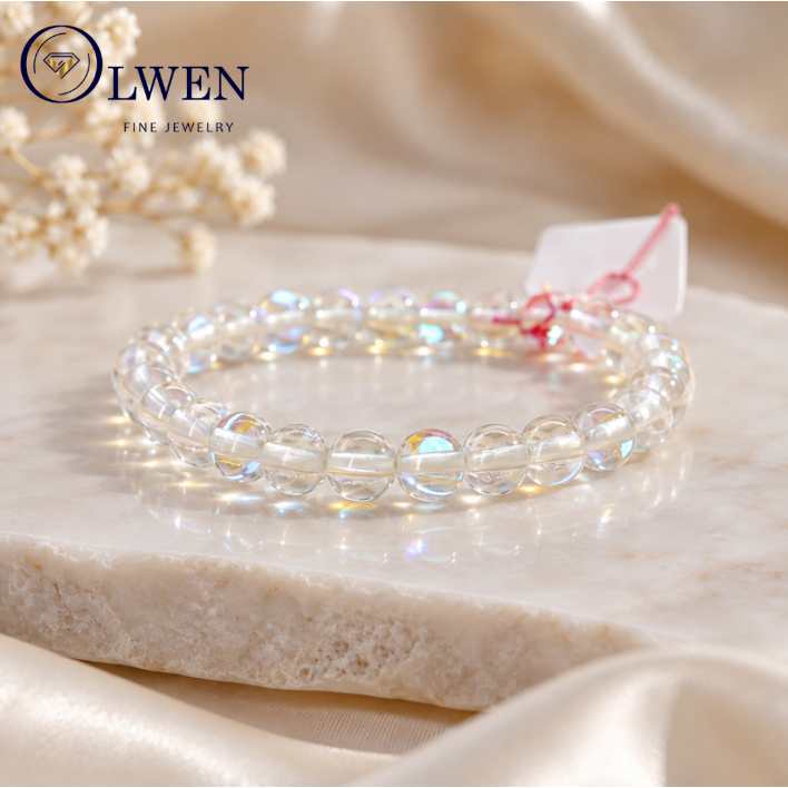 Vòng tay Thủy tinh nhân tạo phong thủy Olwen