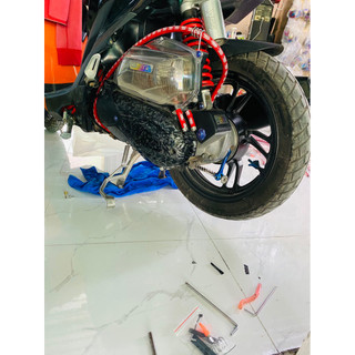 LC15 - Tem  titan Dán Ốp Pô E Vario, AB , Vision ,…