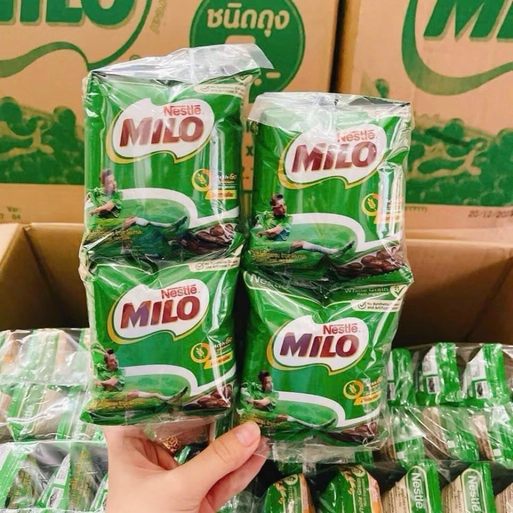 Ngũ Cốc Ăn Sáng Milo NESTLE Thái Lan Bịch 12 Gói , Ngũ Cốc Ăn Sáng MiLo Thơm Ngon Hàng Chuẩn Thái La