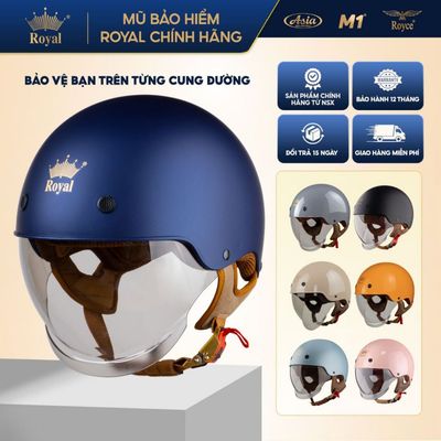 Mũ Bảo Hiểm  Nửa Đầu Royal M239 Kính Âm | Size M L XL XXL | Đạt Chuẩn | BH 12 Tháng Tại Nhà Sản Xuất