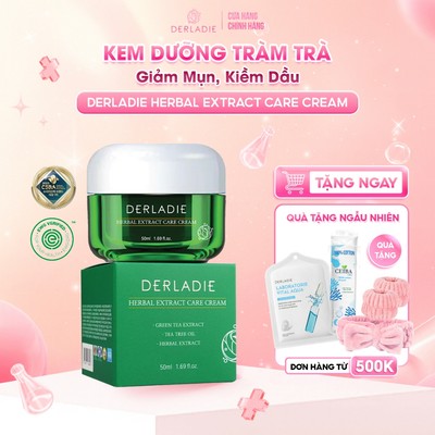 Kem Dưỡng Giảm Mụn, Kiềm Dầu Derladie Herbal Extract Care Cream 50ml
