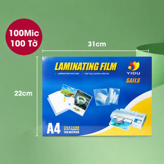 Ép plastic A4 100 mic - 100 tờ