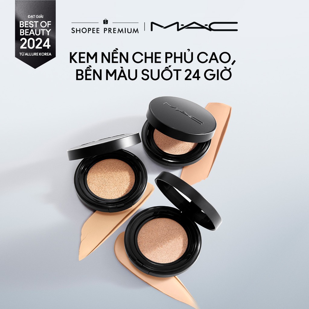 [MAC X LUCIE T9] MAC - Bộ 2 món: MAC Studio Fix Longwear Cushion Foundation và Xịt khoá nền MAC Fix+