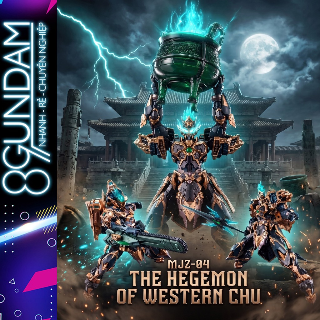 [CÓ SẴN] Mô Hình Ráp Sẵn Metal Build MJZ-04 The Hegemon of Western Chu "Tây Sở Bá Vương" Deluxe Ver.