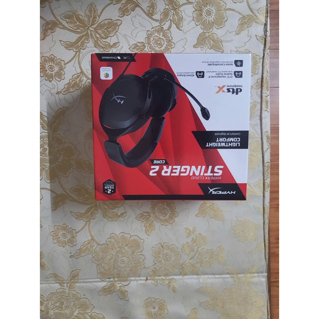 Tai Nghe Gaming Chụp Tai HyperX Cloud Stinger 2 Core - Tai Nghe Chơi Game Có Dây Cho PC, Laptop - Âm