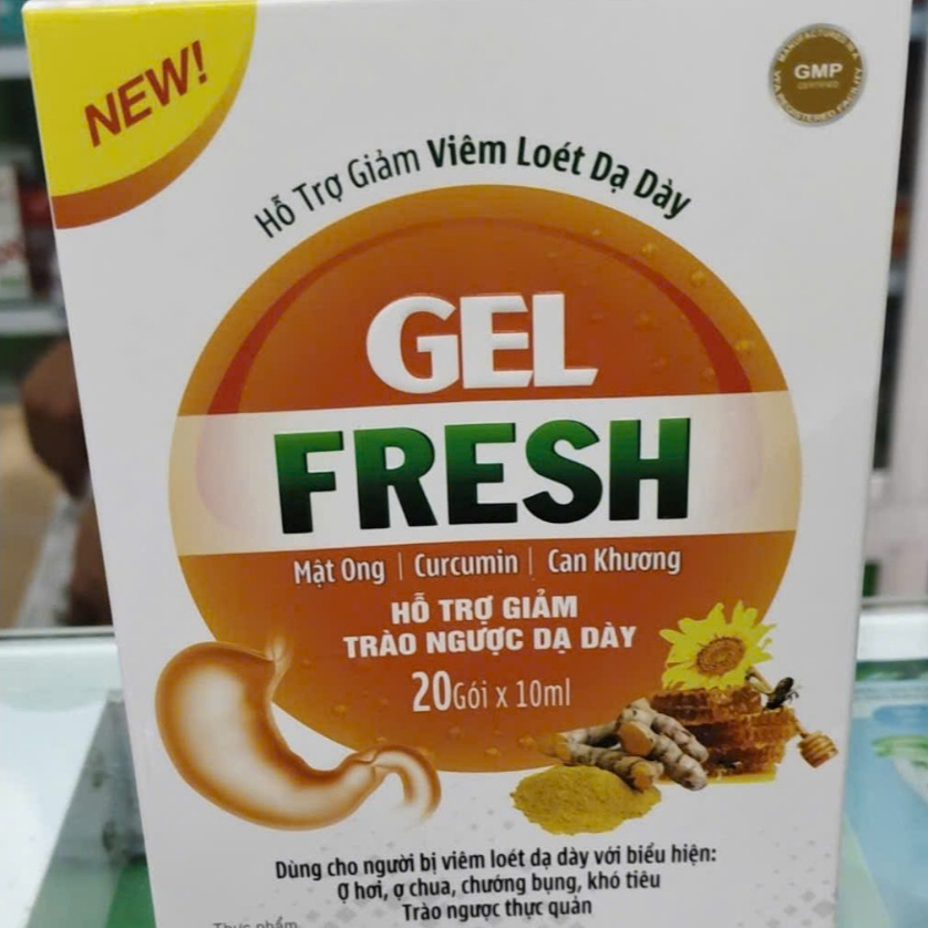 Gel Dạ Dày TD - Gel Fresh - Mẫu Mới - Hỗ Trợ Giảm Các Triệu Chứng Của Viêm Loét Dạ Dày