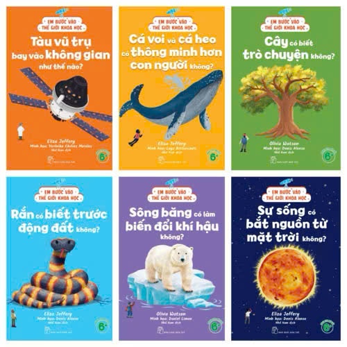 Sách - Sách Thiếu Nhi - Em Bước Vào Thế Giới Khoa Học (Combo 6 cuốn) - Olivia Watson