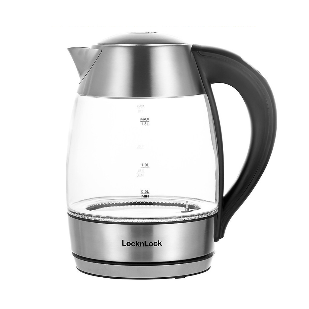 Ấm Điện Thủy Tinh Siêu Tốc Có Điều Chỉnh Nhiệt Độ Lock&Lock EJK341 (1.8L)