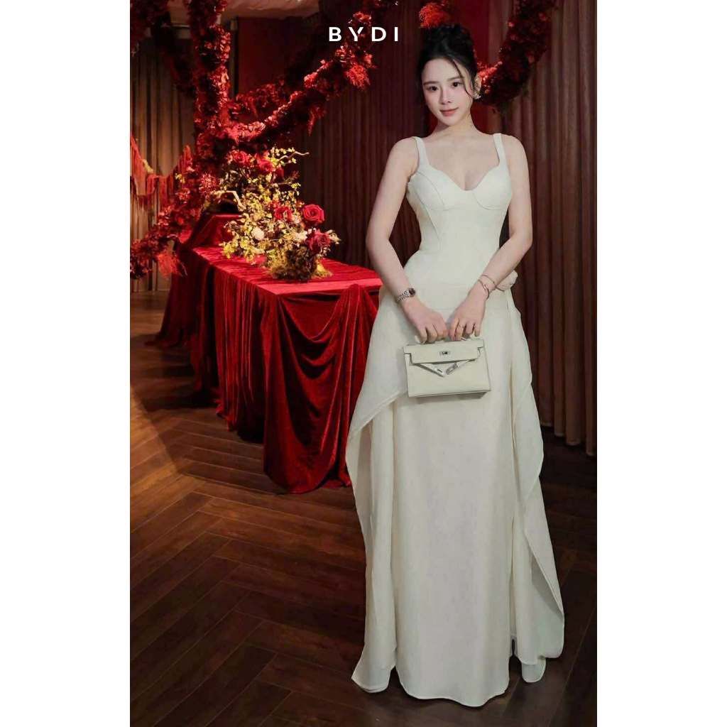[BYDI DESIGN] Lolly Dress | Đầm Hai Dây Dáng Dài Thiết Kế Chiết Eo Tôn Dáng Sang Chảnh