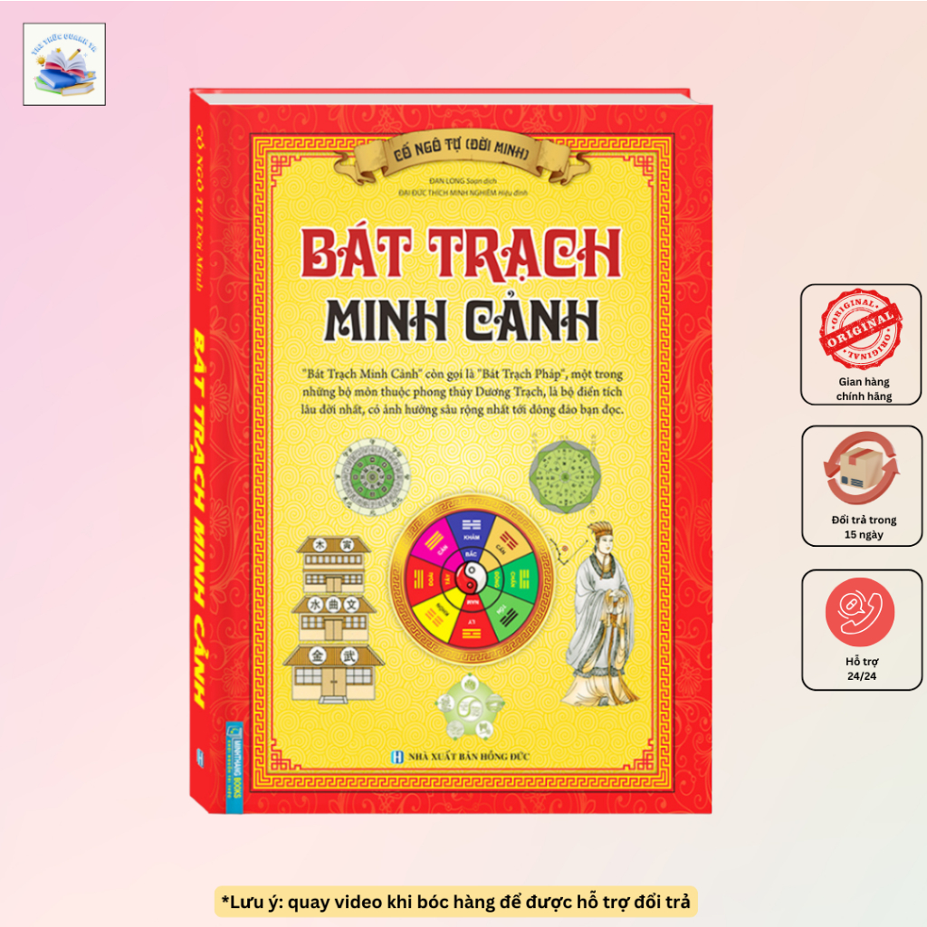 Sách - Bát trạch minh cảnh (bìa cứng)