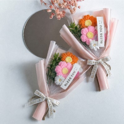 Bó Hoa Len Mini Baby Dễ Thương Trang Trí Hộp Quà Tặng Heny Garden