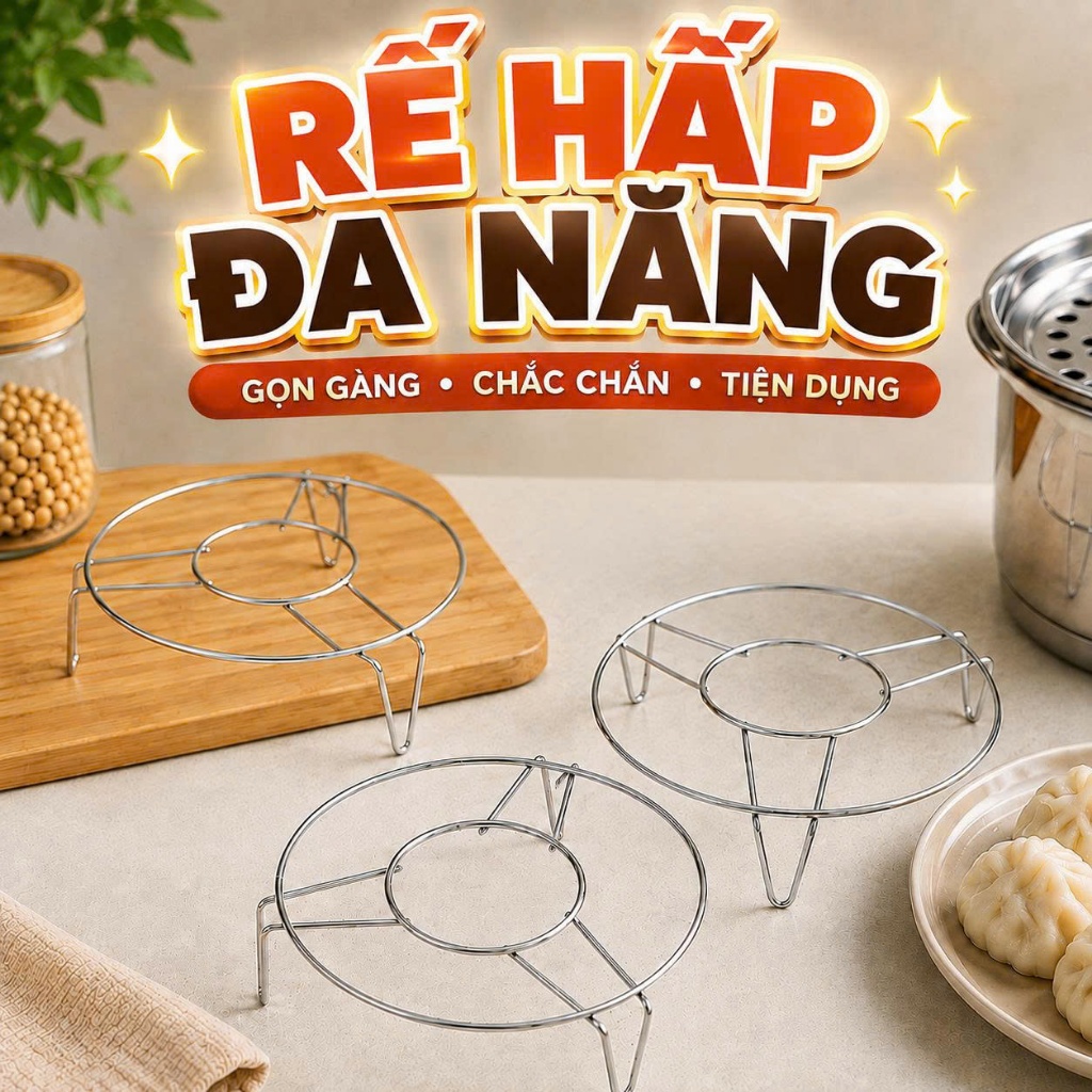 Rế Hấp Và Lót Nồi Inox