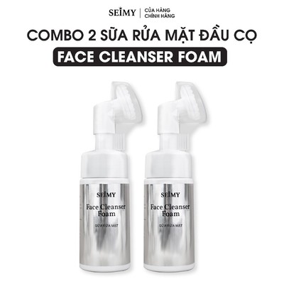 Combo 2 Sữa Rửa Mặt Đầu Cọ Tạo Bọt Seimy - Face Cleanser Foam