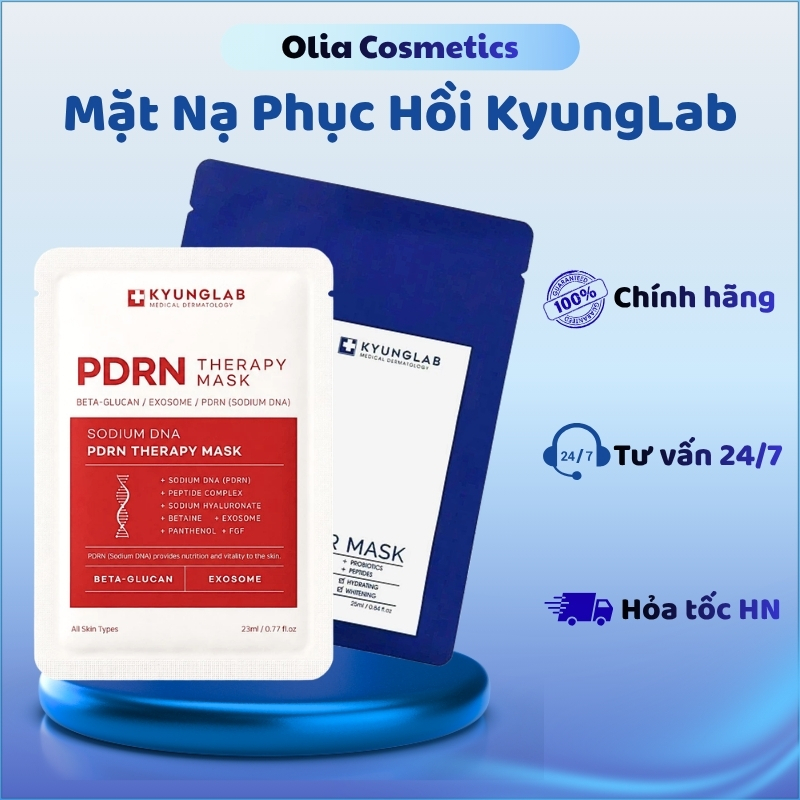 Set 10 Mặt Nạ KyungLab PDRN Cấp Ẩm Cho Da Mặt Nạ Kyunglab Repair Ciaa Phục Hồi Da - Olia Cosmetic