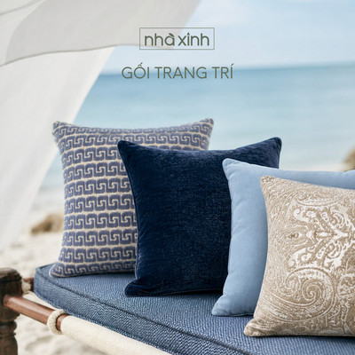 Gối Tựa Lưng Sofa Trang Trí 45x45 Vải Nhiều Màu – Nhà Xinh