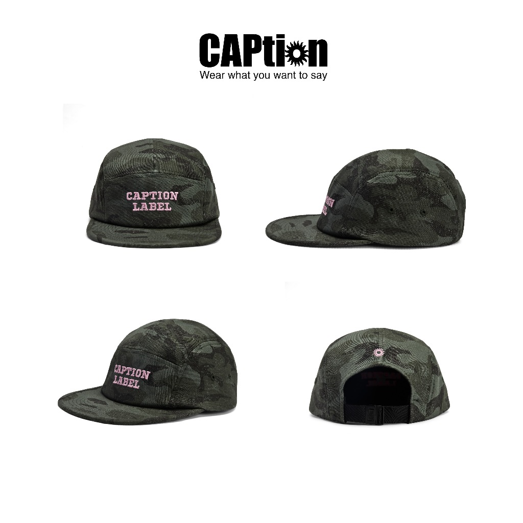 Nón/Mũ Lưỡi Trai CAPtion 5 Panel Cap Unisex, Freesize / Pink