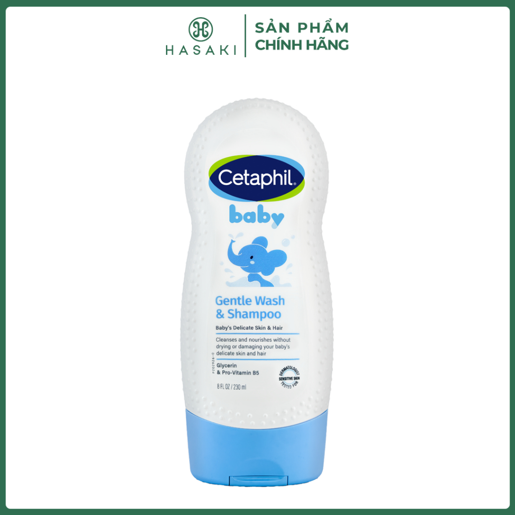 Sữa Tắm Gội Cetaphil Dịu Nhẹ Cho Bé Baby Gentle Wash & Shampoo 230ml Hasaki Sản Phẩm Chính Hãng