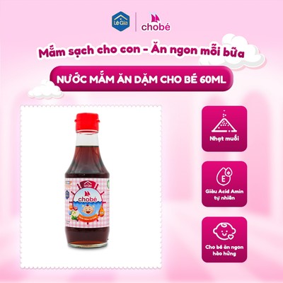 Combo đủ đầy: 1 nước mắm cho bé + 1 dầu ăn 60ml + 1 ruốc tôm sú cho bé 45g